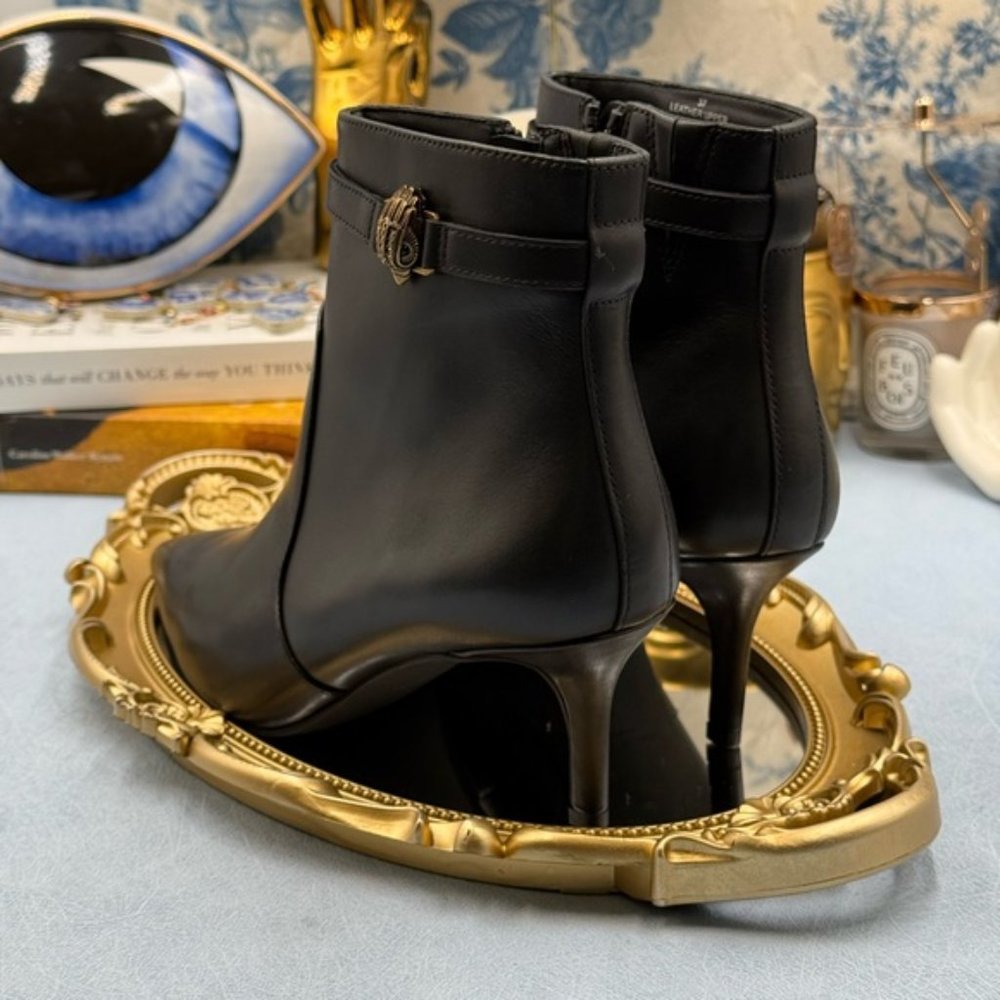 🆕 KURT GEIGER LONDON 🧿 NWOT Kensington Flexi Woven Leather Ankle Boots, Sz 7 - Picture 11 of 16
